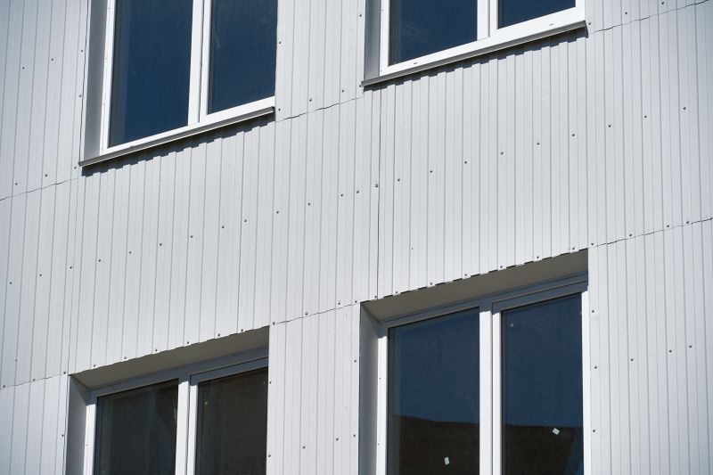 Restored Siding on a Commercial Building