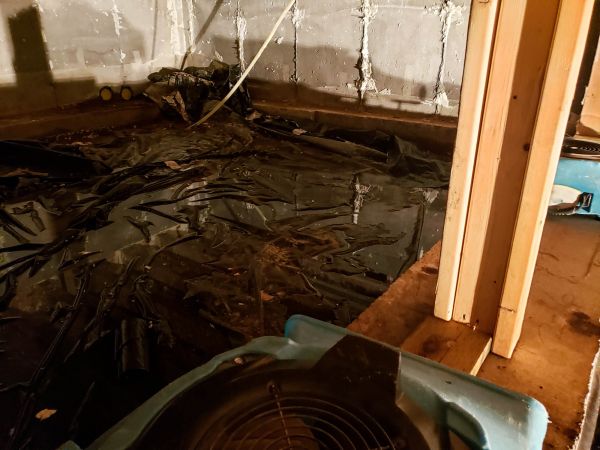 Crawlspace Water Cleanup in Fishers